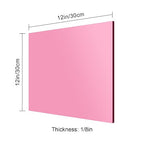 12x12 Inches Pink Mirror Acrylic Sheet – 2 Pcs Reflective Acrylic Panel - Image 6