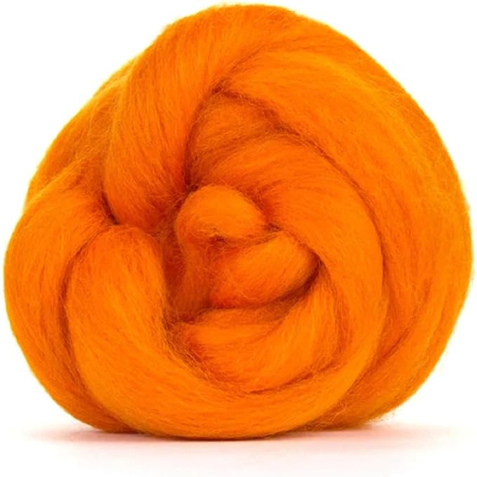 Revolution Fibers Dyed Corriedale Wool | 8 Ounces of Premium Combed Wool Top | by RevolutionFibers