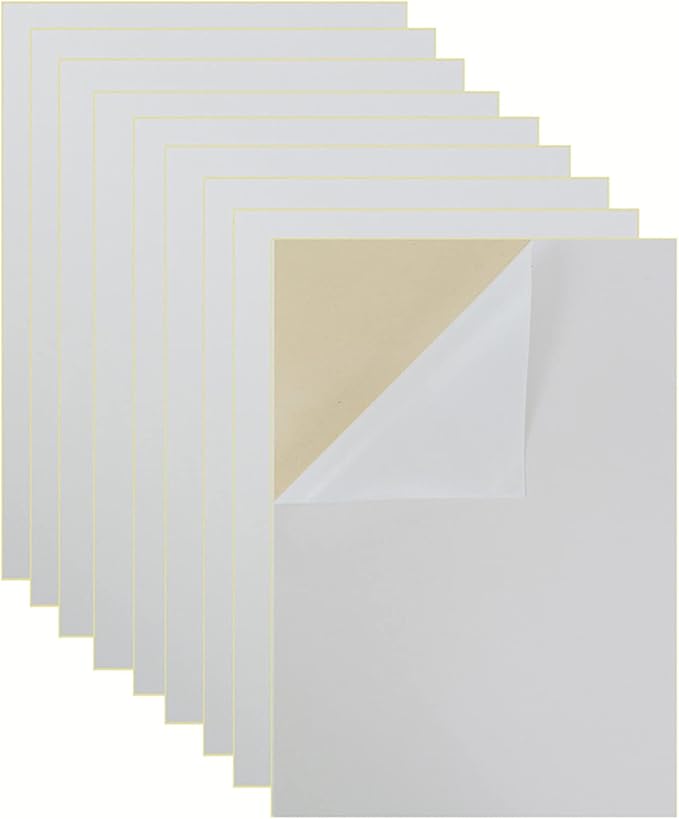 Mesheshe 10PCS Self Adhesive Felt, DIY Self Adhesive Fabric by Mesheshe