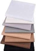 Aubliss 8pcs Fat Quarter Fabric Bundles Quilting Cotton Craft Fabric Pre-Cut by Aubliss