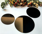 Set of 20 Opaque Black Acrylic Discs, 1/8" Thick Round Transparent Circle Blanks - Image 9