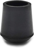 Flyshop Furniture Table Covers Non-Slip Durable Rubber Leg Tips Chair Leg Caps Floor Protector Round Black 4PCS Size 16mm, 5/8"