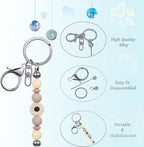 6 Pcs Beadable Keychain Bars Bulk - Image 3
