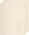 MECCANIXITY 3pcs Basswood Sheets 6 x 8 x 5/32 Inch Unfinished Wood Boards by MECCANIXITY