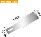 Jetmore 100 Pack Hobby Blades Set #17 Craft Knife Blades Refill Hobby Knife - Image 2