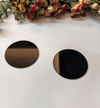 Set of 20 Black Acrylic Discs, 1/8" Thick Round Transparent Circle Blanks - Image 3