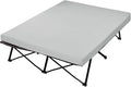 CYMULA Camping Cot Mattress 2in Memory Foam Sleeping Pad, Soft Warm Non-Slip by CYMULA