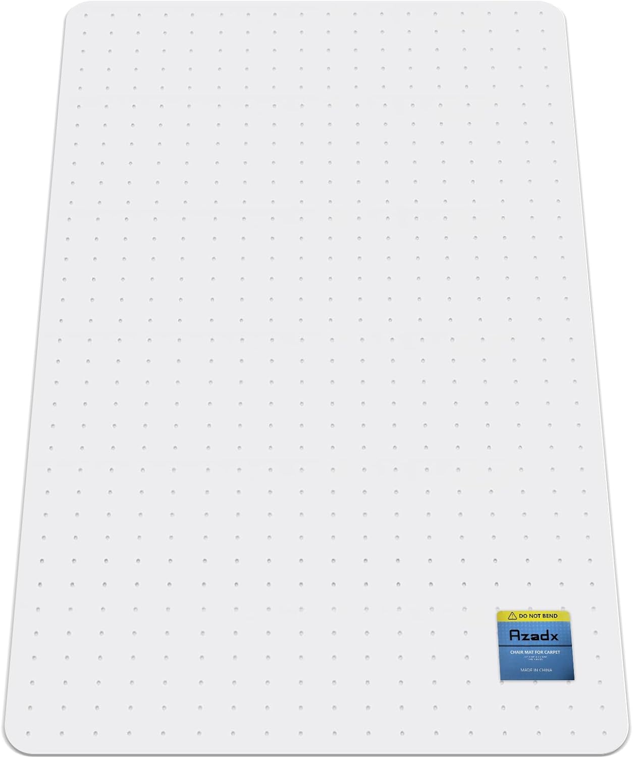 Azadx Heavy Duty Office Chair Mat for Carpet 36" x 55" Hard Material Chair Mat for Carpeted Floor Slip Resistant Carpet Protector for Home Office Easy Glide Desk Floor Mat for Office Chair on Carpets