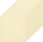 MECCANIXITY 10pcs Basswood Sheet 4 x 4 x 5/16 Inch Unfinished Wood Boards by MECCANIXITY