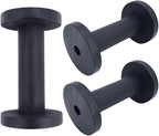 HAHIYO 3.35Inch/8.5cm 3PCs Black Wood Spool Natural Unfinished Wooden Thread by HAHIYO