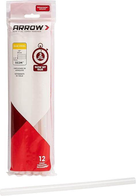 Arrow SS3M Full Size Slow Set Glue Sticks by ArrowToolGroup