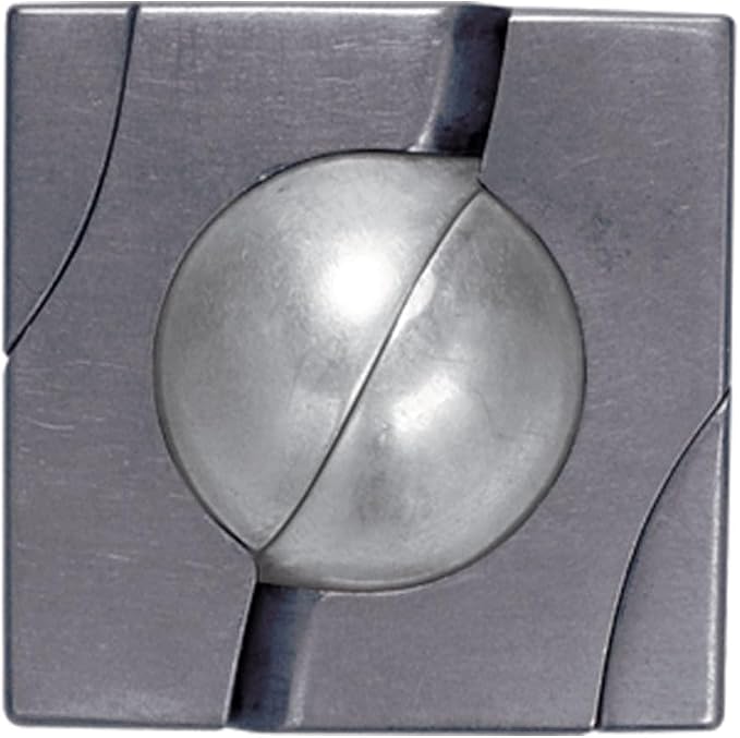 BePuzzled |Marble Hanayama Metal Brainteaser Puzzle Mensa Rated Level 4 - Image 3