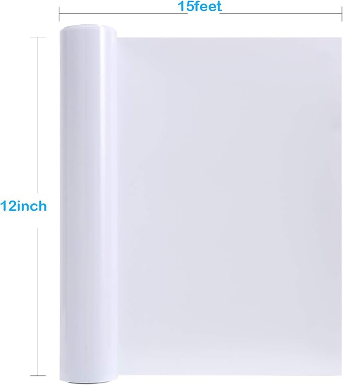 SOMOLUX HTV Matte White Iron on Vinyl Compatible - Image 2