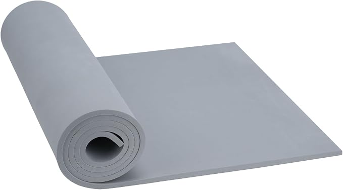 Do²ping Gray Eva Foam Sheets Roll, 6mm EVA Craft Foam 49''x13.9'' High Density by Do%C2%B2ping