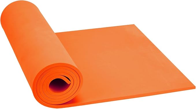 Do²ping Orange Eva Foam Sheets roll, 6mm eva Craft Foam 49''x13.9'' High by Do%C2%B2ping