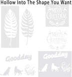 30 Pack 4 Mil Blank Stencil Sheets, 12 x 12inch Clear Mylar Blank Stencils - Image 6