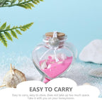Empty Mini Heart-Shaped Glass Bottles - Image 5