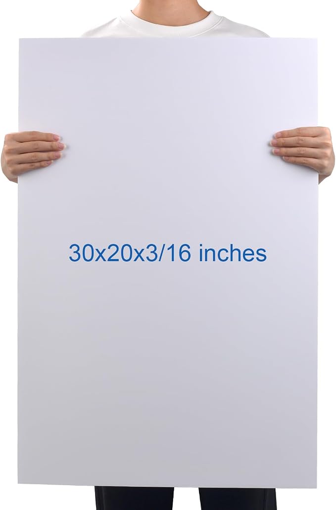 Foam Board 20 x 30 x 3/16", Foam Core Board Sheets, Acid Free Foamboard - Image 2
