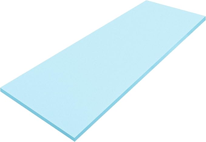 Amylove 1 Pack Polyurethane Foam 1/4" x 24" x 72" High Density Cushion by Amylove
