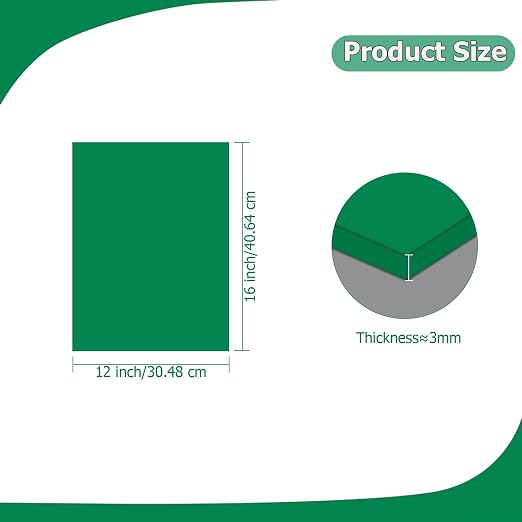 2 Pack 12'' x 16'' Opaque Green Acrylic Sheet, 3mm Thick Acrylic Plastic Sheets - Image 2