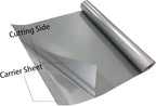 FUNKAKA Heat Transfer Vinyl Reflective Dark Gray HTV Roll, Reflective HTV Vinyl - Image 3