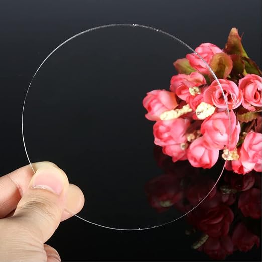 10 Pieces Clear Circle Acrylic Sheet, 1/8" Thickness, 5 Inch Plexiglass Circle - Image 6
