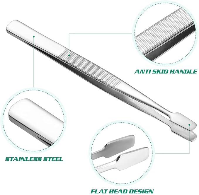 Stamp Collecting Supplies 10Pcs Stamp Tongs Stainless Steel Stamp Philately - Image 6
