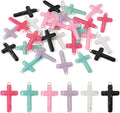 Cheriswelry 36Pcs Cross Resin Pendants by Cheriswelry