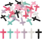 Cheriswelry 36Pcs Cross Resin Pendants by Cheriswelry