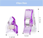 Quilting Clips and Sewing Fabric Clips, KOLUPA 200 Pcs Plastic Embroidery Clips - Image 3