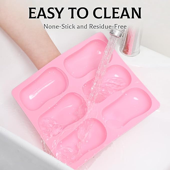 SJ Silicone Soap Molds 2 Packs, DIY Soap Molds - Image 5
