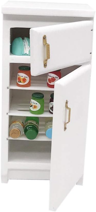 Dollhouse Decoration Accessories, Mini Dollhouse Furniture Refrigerator - Image 4