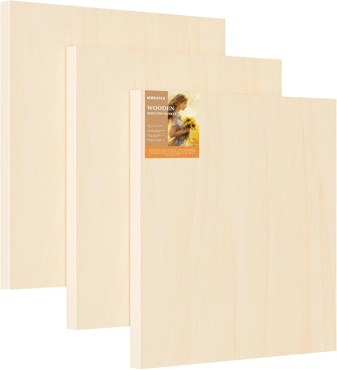 Wooden Art Panels for DIY Painting by HANSILK