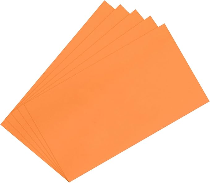MECCANIXITY EVA Foam Sheets Orange 35.4 Inch x 19.7 Inch 2mm Thick Crafts Foam by MECCANIXITY