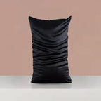 Black Silk Pillowcase with Natural Dye Made in USA, Oeko-TEX Certified Real 22 - Image 5