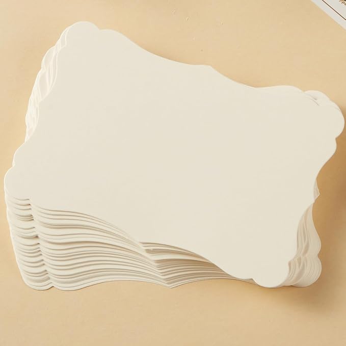 50 Pack Blank Kraft Greeting Cards, 5x7IN | Thick Cardstock Paper, - Image 6