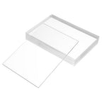 KAITELA Pack of 10 Clear Acrylic Sheet 5" x 7" Cast Plexiglass Panel 1/8" Thick by KAITELA
