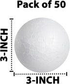 50 Pack 3'' inch Foam Balls - Image 3