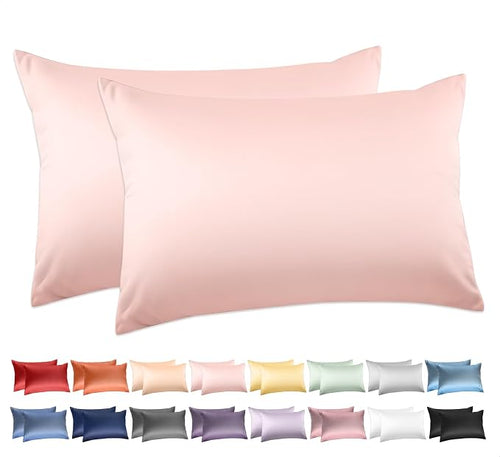 100% Cotton King Pillowcases Set of 2, Deep Dream 600 Thread Count Pillow Cases by DeepDream