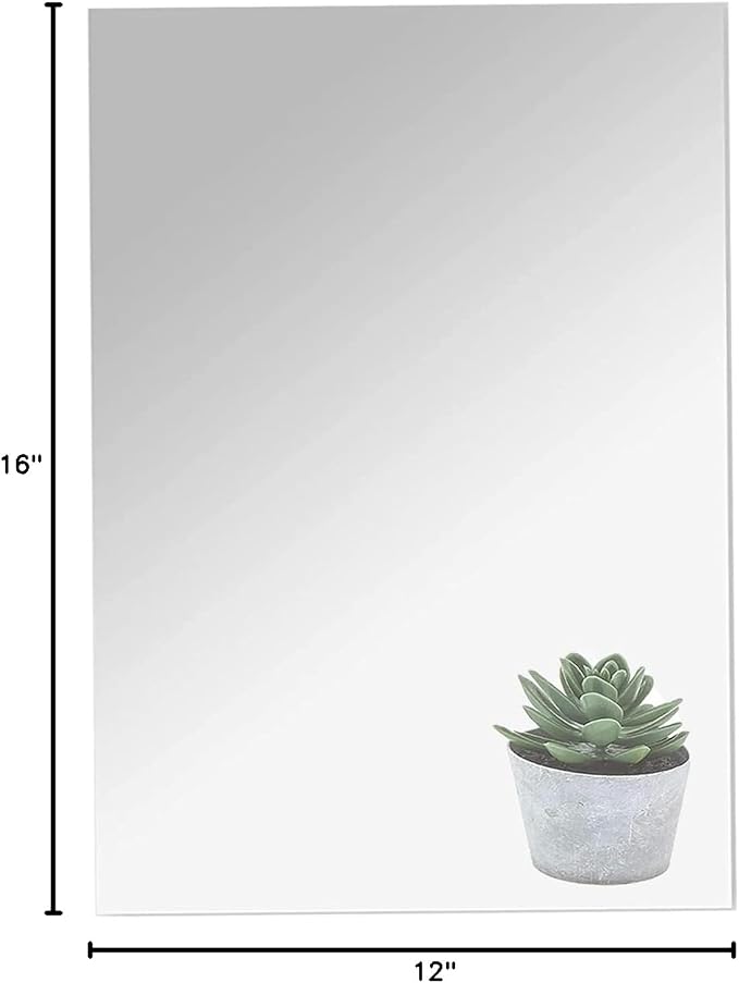 16" x 12" x 1Pcs Acrylic Mirror Sheet, Decorative Wall Mirror | Flexible Body - Image 10