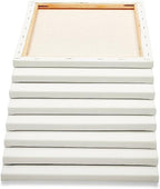 KINGART Stretched White Canvas Set – Rectangle, 11x14 Inch, Triple Gesso Primed - Image 6