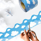 69 Ft Bulletin Board Borders, Straight Rolled Border Trim - Image 3