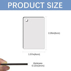 240Pcs Sublimation Keychain Blanks Double Sides 80 MDF Sublimation Keychains - Image 2