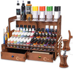 OPHIR Paint Organizer, Wooden 104 Holes Paint Holder by OPHIR