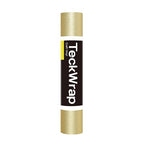 TECKWRAP Gold Glitter Permanent Vinyl 12" x 5ft Roll, Shimmer Gold Adhesive by TECKWRAP