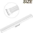 uxcell Mini Hot Glue Sticks for Glue Gun 7mm x 100mm Glitter Light White 12pcs - Image 2