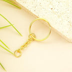 50Sets 1 inch Keychain Rings Golden Split Round Key Ring - Image 4