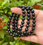 Zenkeeper About 180 Pcs Black Obsidian Beads - Image 4