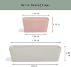 The Silicone Kitchen Reusable Silicone Bento Baking Cups, BPA Free, Dishwasher - Image 3