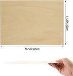 12Pcs 16 x 12 x 1/16 Inch Basswood Sheets, Unfinished Basswood Sheets, Plywood - Image 2